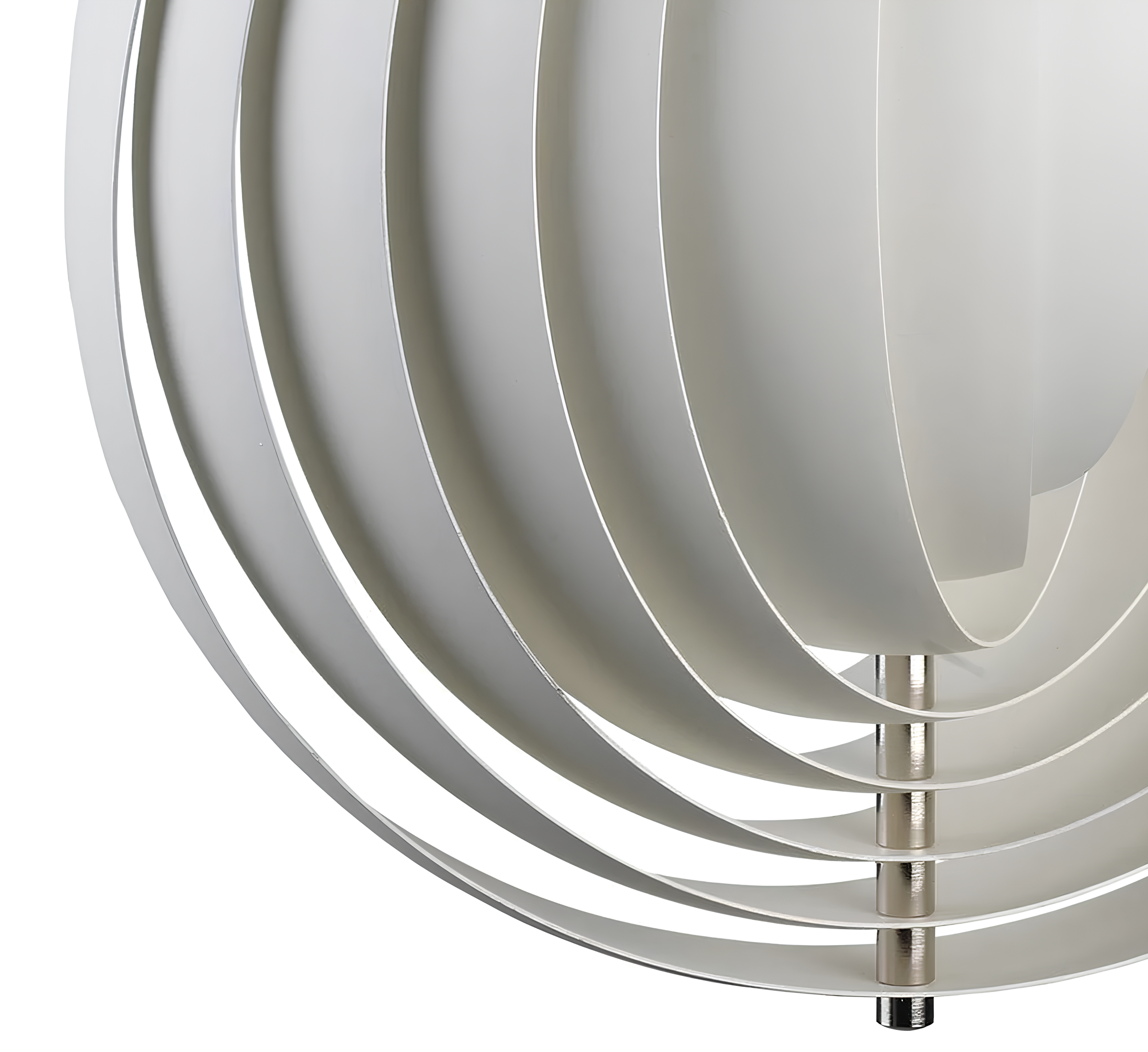 Moon Lamp的產品特寫照，可以清楚看見金屬薄片的樣貌